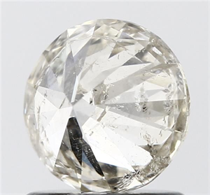 Picture of Natural Diamond 1.02 Carats, Round with Very Good Cut, K Color, I1 Clarity and Certified by IGI