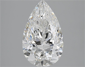 Picture of Natural Diamond 2.22 Carats, Pear with  Cut, E Color, VS1 Clarity and Certified by GIA