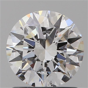 Picture of Natural Diamond 1.00 Carats, Round with Excellent Cut, D Color, SI2 Clarity and Certified by GIA