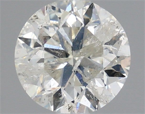 Picture of Natural Diamond 0.90 Carats, Round with Very Good Cut, I Color, I1 Clarity and Certified by IGI