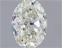 Diamante Natural 0.61 quilates, Ovalado , Color K, claridad I1 y certificado GIA