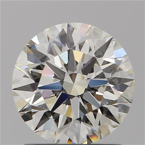 Picture of Natural Diamond 1.16 Carats, Round with Excellent Cut, J Color, VVS2 Clarity and Certified by GIA