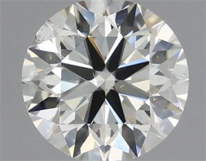 Picture of Natural Diamond 1.00 Carats, Round with Excellent Cut, J Color, SI1 Clarity and Certified by IGI
