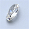 Natural Diamond 1.20 Carats, Oval with  Cut, J Color, VS2 Clarity and Certified by GIA