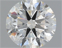 Natural Diamond 0.71 Carats, Round with Excellent Cut, K Color, SI1 Clarity and Certified by IGI
