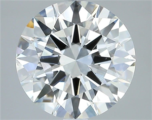 Picture of Natural Diamond 3.01 Carats, Round with Excellent Cut, H Color, VS2 Clarity and Certified by GIA