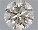 Natural Diamond 1.00 Carats, Round with Very Good Cut, L Color, SI2 Clarity and Certified by IGI