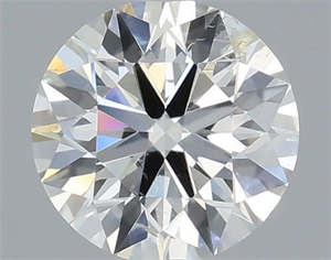Picture of Natural Diamond 0.40 Carats, Round with Excellent Cut, H Color, SI1 Clarity and Certified by IGI