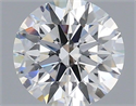 Lab Grown Diamond 1.01 Carats, Round with Ideal Cut, F Color, VVS1 Clarity and Certified by IGI