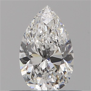 Foto Diamante Natural 0.40 quilates, De pera , Color F, claridad SI1 y certificado GIA de