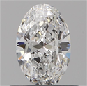 Diamante Natural 0.41 quilates, Ovalado , Color E, claridad VVS2 y certificado GIA