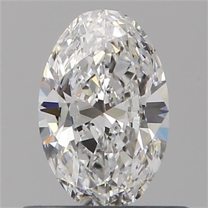 Foto Diamante Natural 0.41 quilates, Ovalado , Color E, claridad VVS2 y certificado GIA de