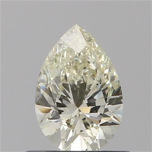 Picture of Natural Diamond 0.50 Carats, Pear with  Cut, M Color, I1 Clarity and Certified by GIA