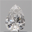 Diamante Natural 0.52 quilates, De pera , Color F, claridad SI2 y certificado GIA