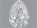 Natural Diamond 0.50 Carats, Pear with  Cut, E Color, VVS2 Clarity and Certified by GIA