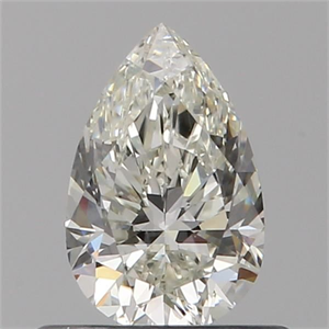 Picture of Natural Diamond 0.50 Carats, Pear with  Cut, I Color, VS1 Clarity and Certified by GIA