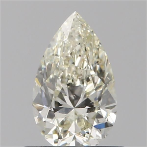 Foto Diamante Natural 0.60 quilates, De pera , Color L, claridad SI2 y certificado GIA de