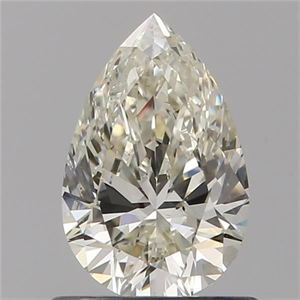 Foto Diamante Natural 0.70 quilates, De pera , Color K, claridad SI1 y certificado GIA de