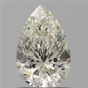 Foto Diamante Natural 0.91 quilates, De pera , Color K, claridad VS2 y certificado GIA de