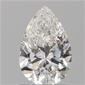 Natural Diamond 0.78 Carats, Pear with  Cut, F Color, VS1 Clarity and Certified by GIA