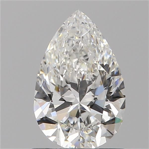 Picture of Natural Diamond 0.78 Carats, Pear with  Cut, F Color, VS1 Clarity and Certified by GIA