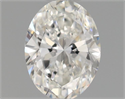 Natural Diamond 0.51 Carats, Oval with  Cut, F Color, VVS1 Clarity and Certified by GIA