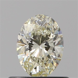 Picture of Natural Diamond 0.44 Carats, Oval with  Cut, L Color, VS1 Clarity and Certified by GIA