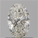 Diamante Natural 0.50 quilates, Ovalado , Color H, claridad VS2 y certificado GIA
