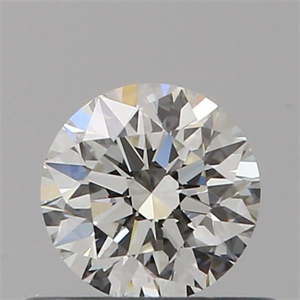 Picture of Natural Diamond 0.42 Carats, Round with Excellent Cut, F Color, IF Clarity and Certified by IGI