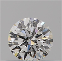 Natural Diamond 0.40 Carats, Round with Excellent Cut, F Color, SI1 Clarity and Certified by IGI