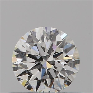 Picture of Natural Diamond 0.40 Carats, Round with Excellent Cut, F Color, SI1 Clarity and Certified by IGI