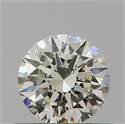 Diamante Natural 0.42 quilates, Redondo , Color J, claridad VVS1 y certificado IGI