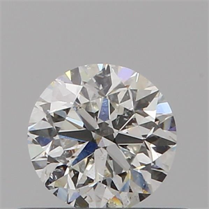 Picture of Natural Diamond 0.40 Carats, Round with Very Good Cut, F Color, SI2 Clarity and Certified by IGI