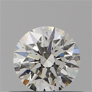 Picture of Natural Diamond 0.40 Carats, Round with Excellent Cut, H Color, VVS1 Clarity and Certified by IGI