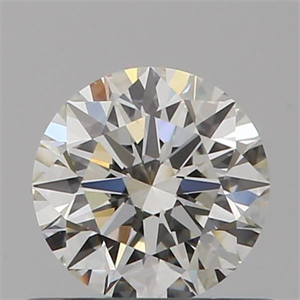 Picture of Natural Diamond 0.51 Carats, Round with Excellent Cut, E Color, VS1 Clarity and Certified by IGI