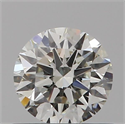Natural Diamond 0.53 Carats, Round with Excellent Cut, H Color, VS1 Clarity and Certified by IGI