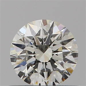 Picture of Natural Diamond 0.50 Carats, Round with Excellent Cut, H Color, VS1 Clarity and Certified by IGI