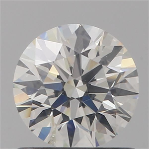Picture of Natural Diamond 0.75 Carats, Round with Excellent Cut, G Color, SI2 Clarity and Certified by IGI