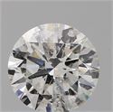 Natural Diamond 0.70 Carats, Round with Excellent Cut, H Color, I1 Clarity and Certified by IGI