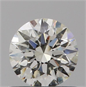 Natural Diamond 0.62 Carats, Round with Excellent Cut, I Color, VS2 Clarity and Certified by IGI