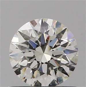 Picture of Natural Diamond 0.62 Carats, Round with Excellent Cut, I Color, VS2 Clarity and Certified by IGI