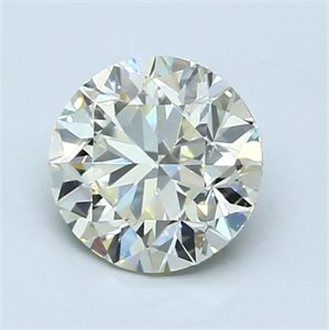 Picture of Natural Diamond 1.50 Carats, Round with Very Good Cut, N Color, VVS2 Clarity and Certified by GIA