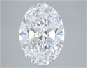 Natural Diamond 4.01 Carats, Oval with  Cut, D Color, FL Clarity and Certified by GIA