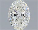 Natural Diamond 1.21 Carats, Oval with  Cut, H Color, IF Clarity and Certified by IGI