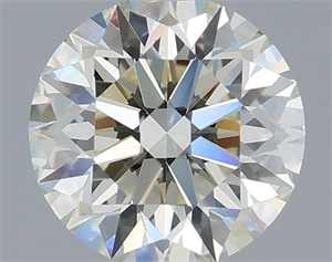 Picture of Natural Diamond 0.90 Carats, Round with Excellent Cut, J Color, VVS1 Clarity and Certified by IGI