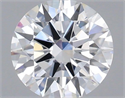 Del inventario de diamantes de laboratorio, 0.72 quilates, Redondo , Color D, claridad VVS2 y certificado IGI