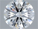 Del inventario de diamantes de laboratorio, 0.71 quilates, Redondo , Color F, claridad VVS2 y certificado IGI