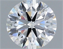 Del inventario de diamantes de laboratorio, 1.37 quilates, Redondo , Color F, claridad VVS2 y certificado IGI
