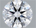 Lab Grown Diamond 1.04 Carats, Round with Ideal Cut, E Color, VVS2 Clarity and Certified by IGI
