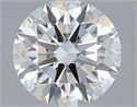 Del inventario de diamantes de laboratorio, 1.53 quilates, Redondo , Color F, claridad VVS2 y certificado IGI